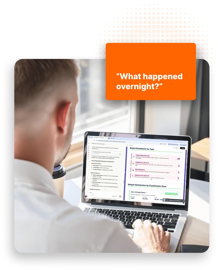 User asking Claude what happened last night and report